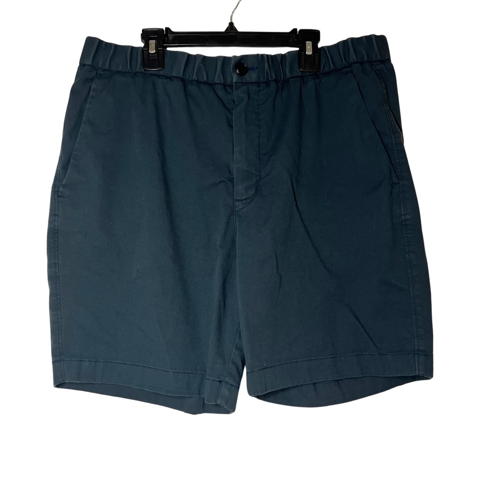 Everlane Mens The Pull-On Performance Chino Shorts Kingfisher Blue Size L
